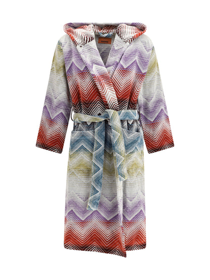 MISSONI L marea hooded bathrobe