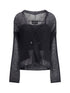 GIORGIO ARMANI 44 double-breasted cardigan and top in a wool and mohair blend twin-set