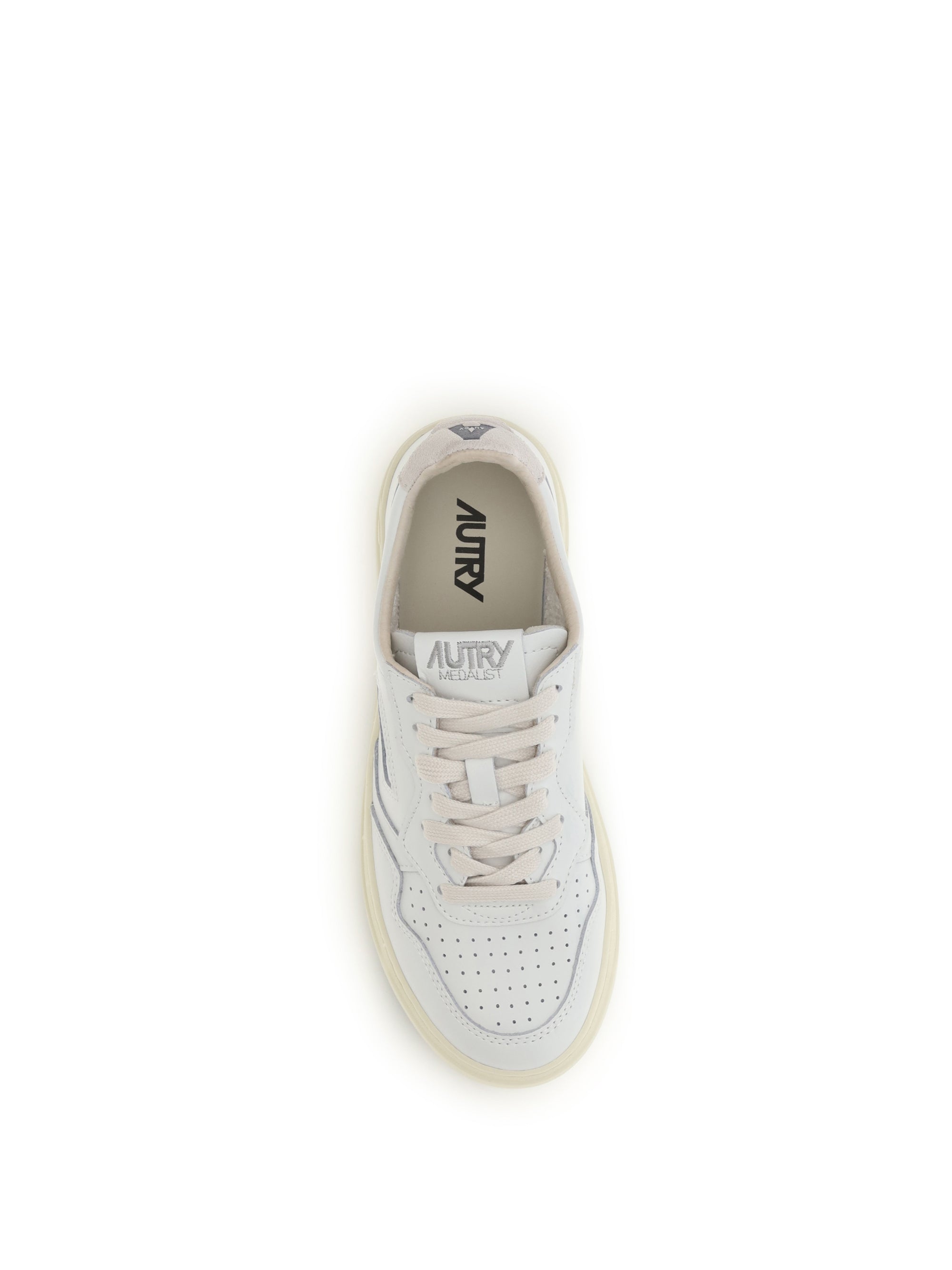 medalist low leather sneakers