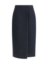 RIER L walker wrap midi skirt