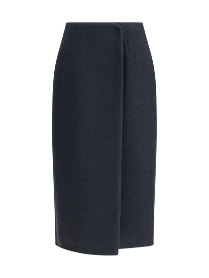 RIER L walker wrap midi skirt