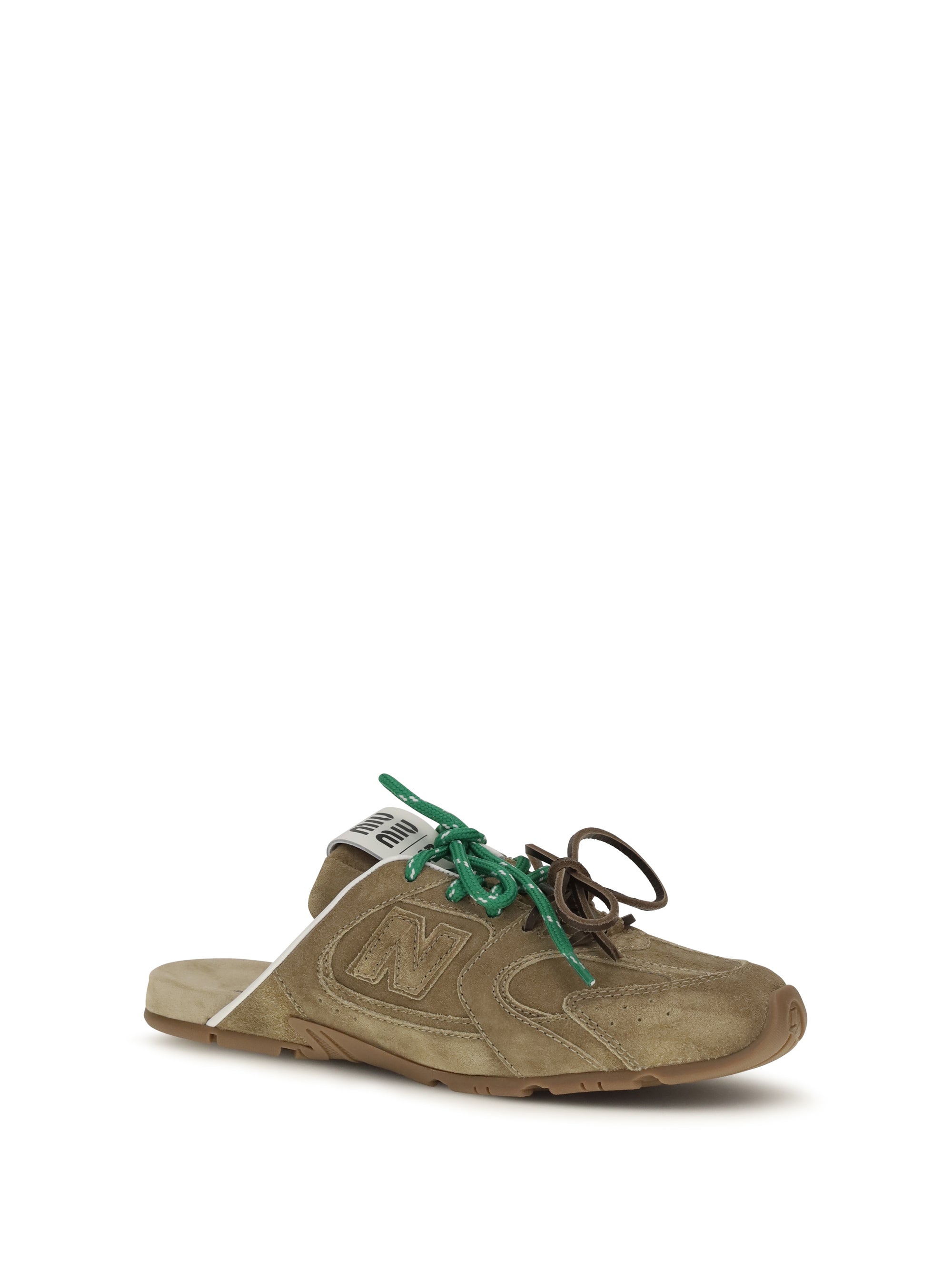 530 sl sneakers mules by new balance x miu miu