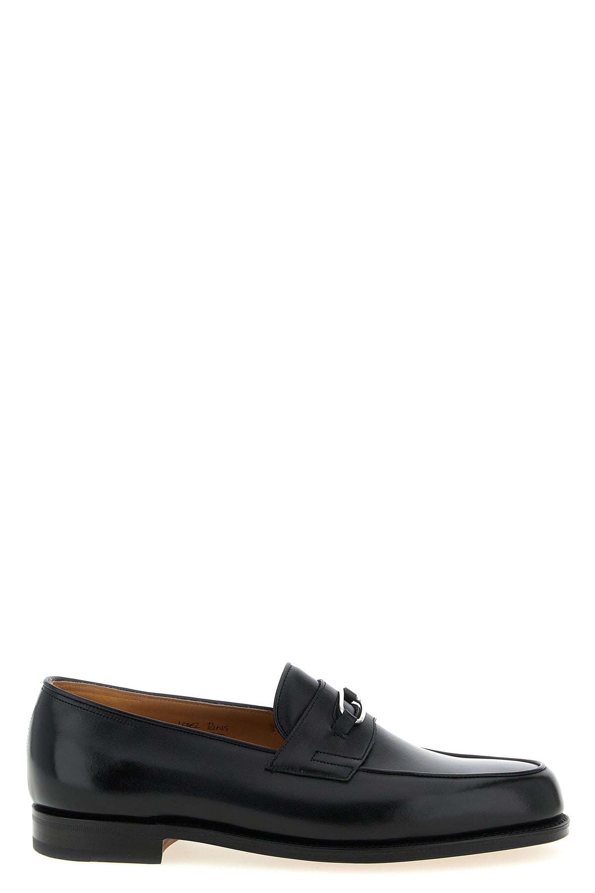 lopez ring smooth leather loafers