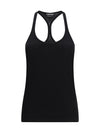silk-blend ribbed jersey tank top