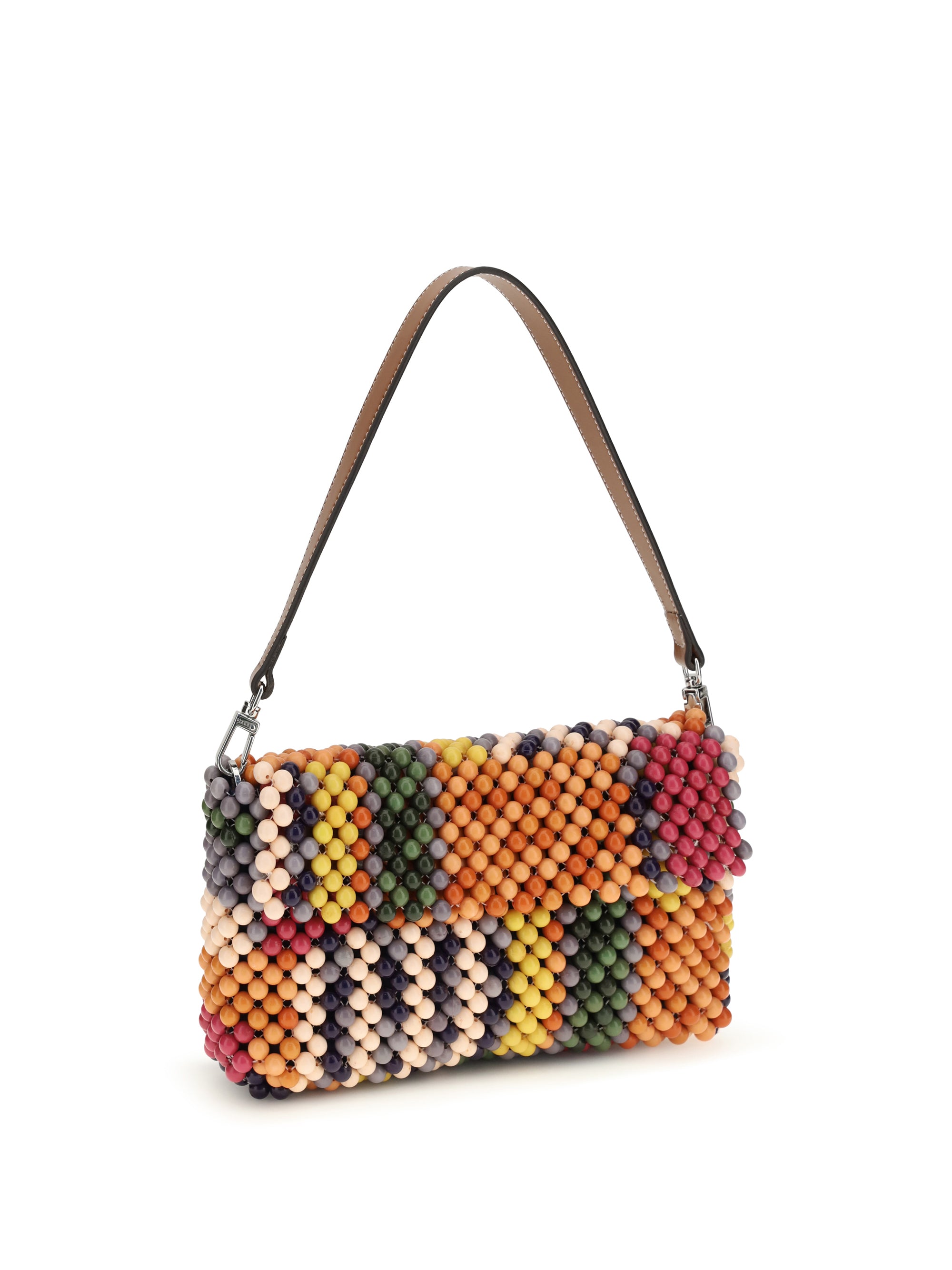 multi bayadere stripe shoulder bag