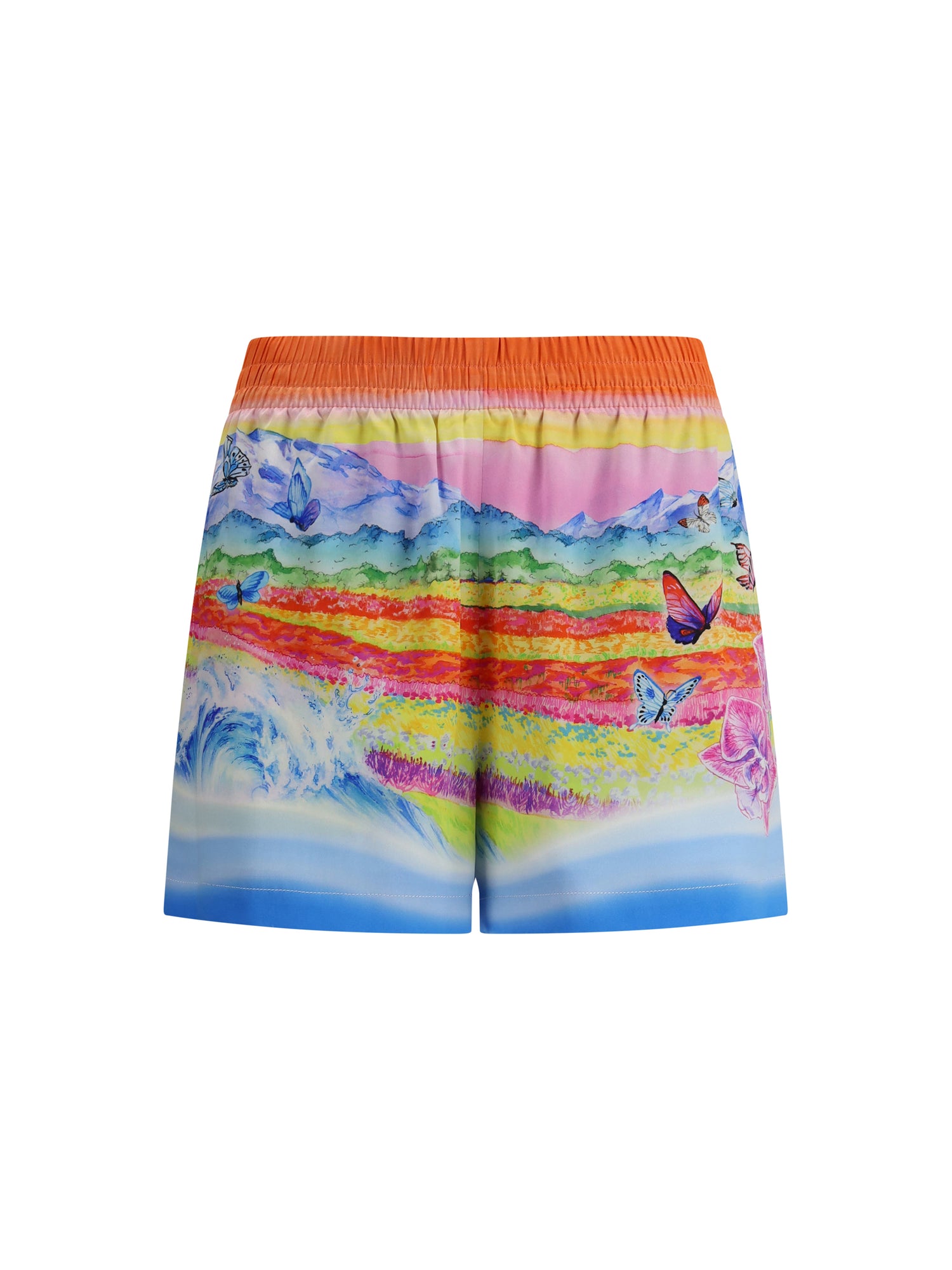 CASABLANCA 8 teacher butterfly landscape shorts