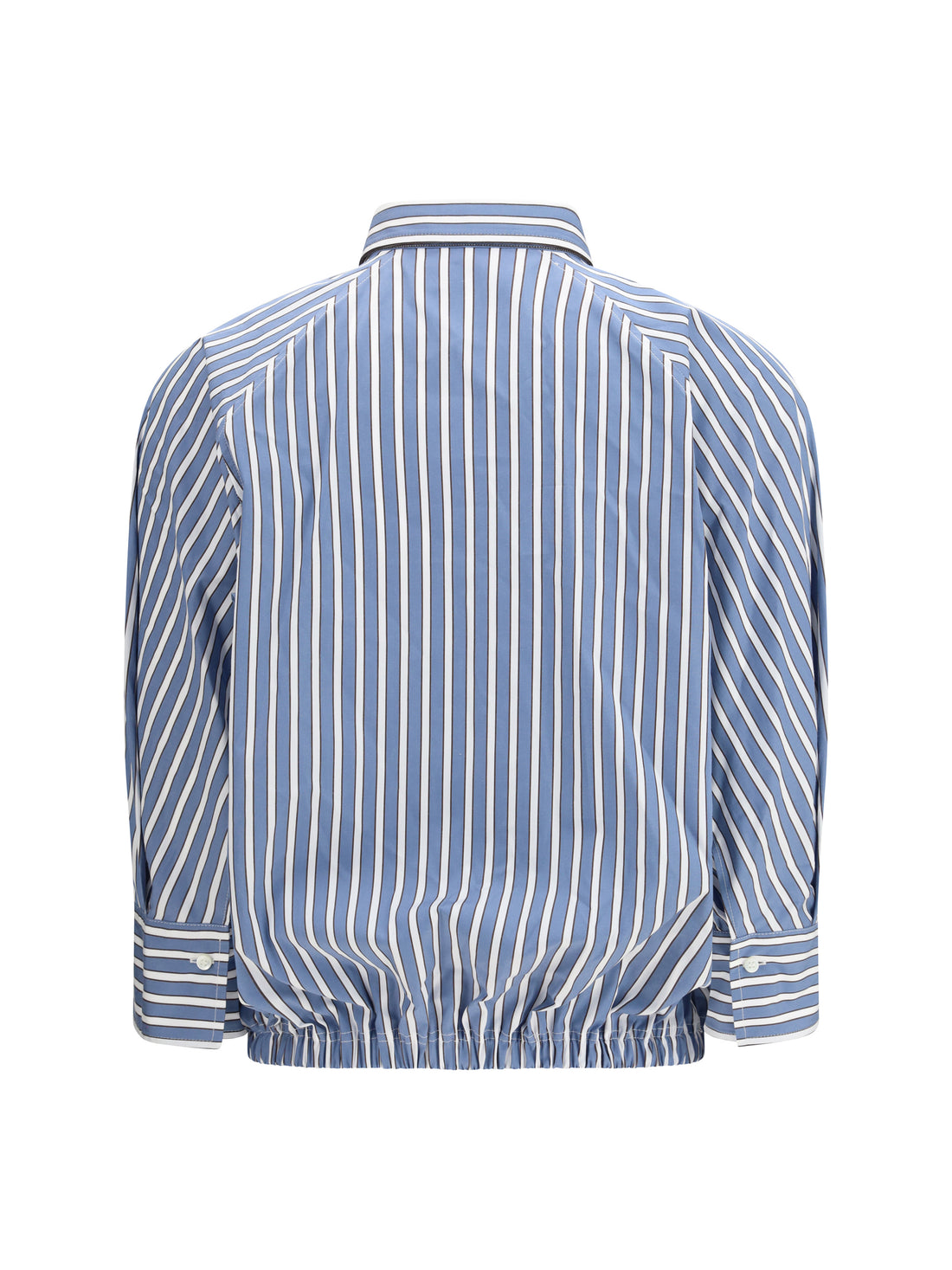 BRUNELLO CUCINELLI M shadow stripe poplin shirt 