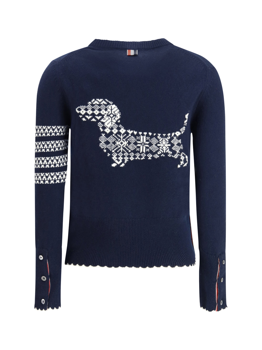 THOM BROWNE 42 holiday hector sweater