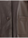 leather jacket with a shearling collar