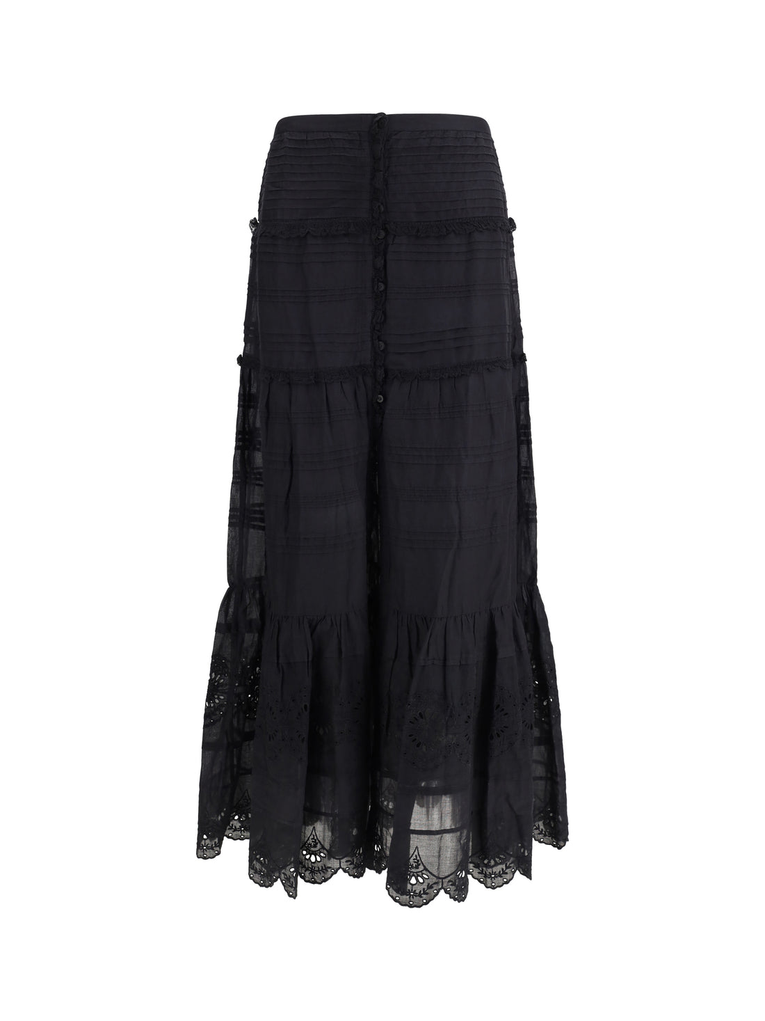 MARANT ETOILE 36 paoline long cotton skirt