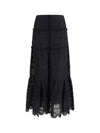 paoline long cotton skirt