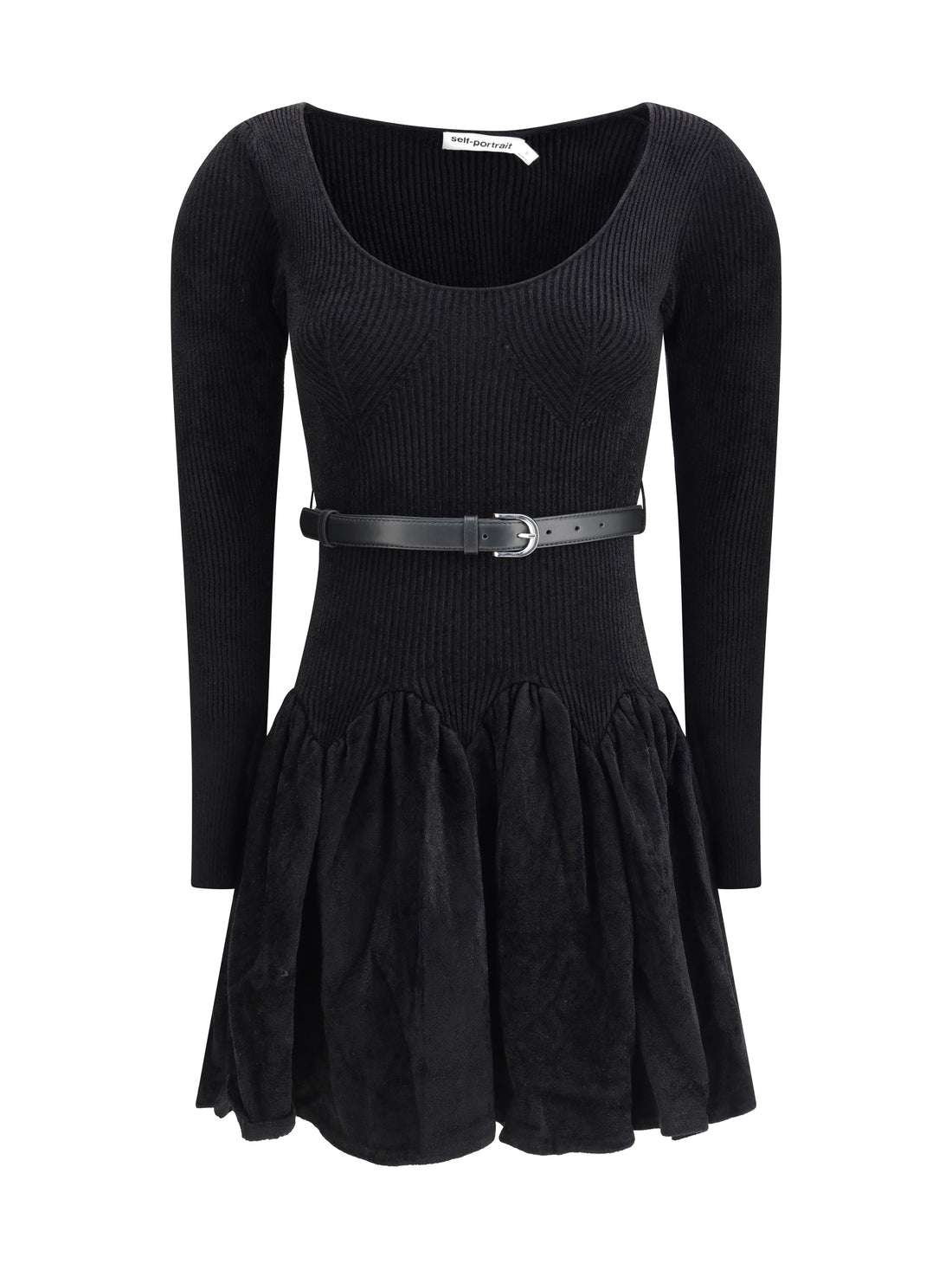 SELF-PORTRAIT M chenille knit dress