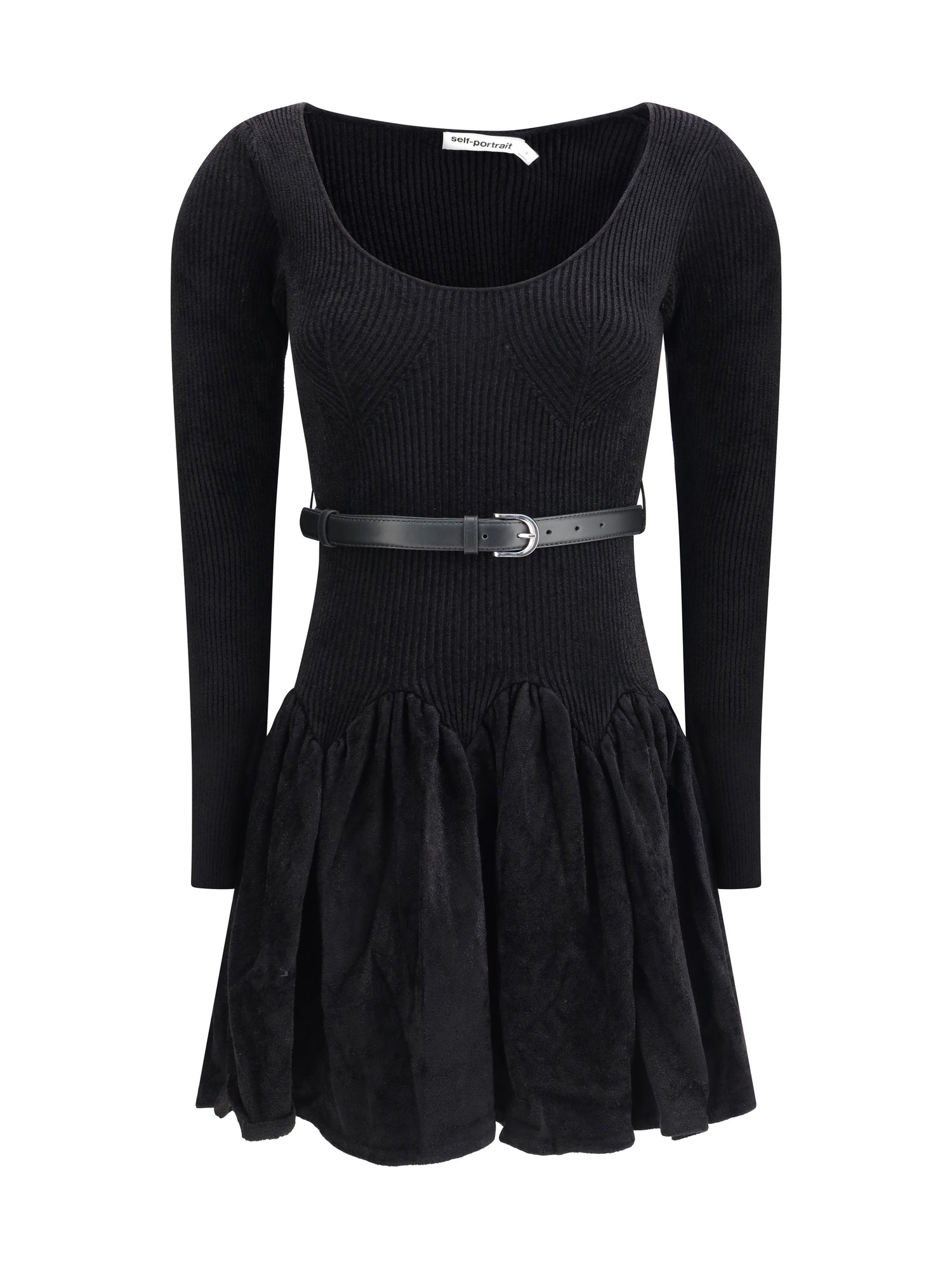 SELF-PORTRAIT M chenille knit dress