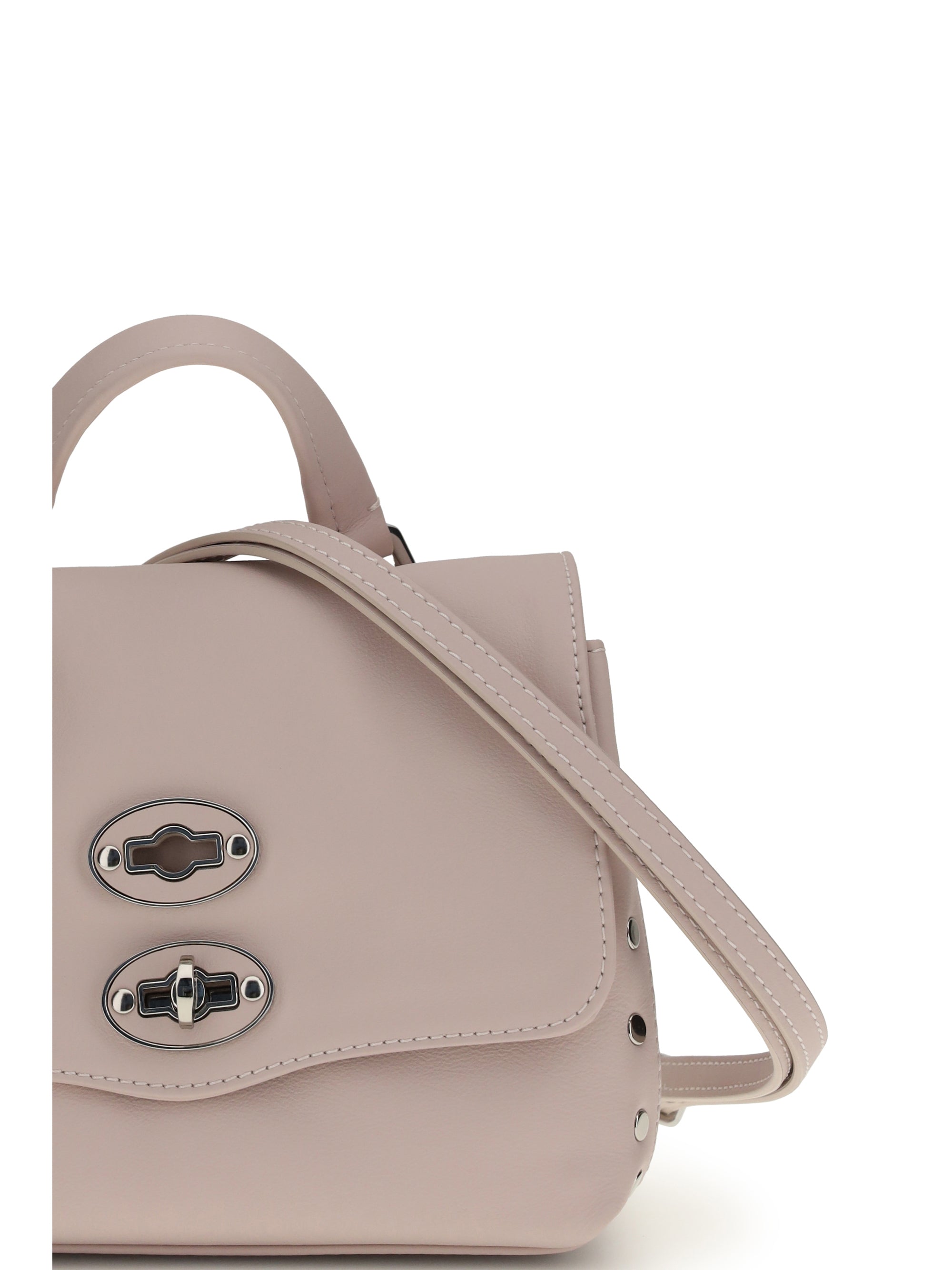 saeta baby leather postina handbag