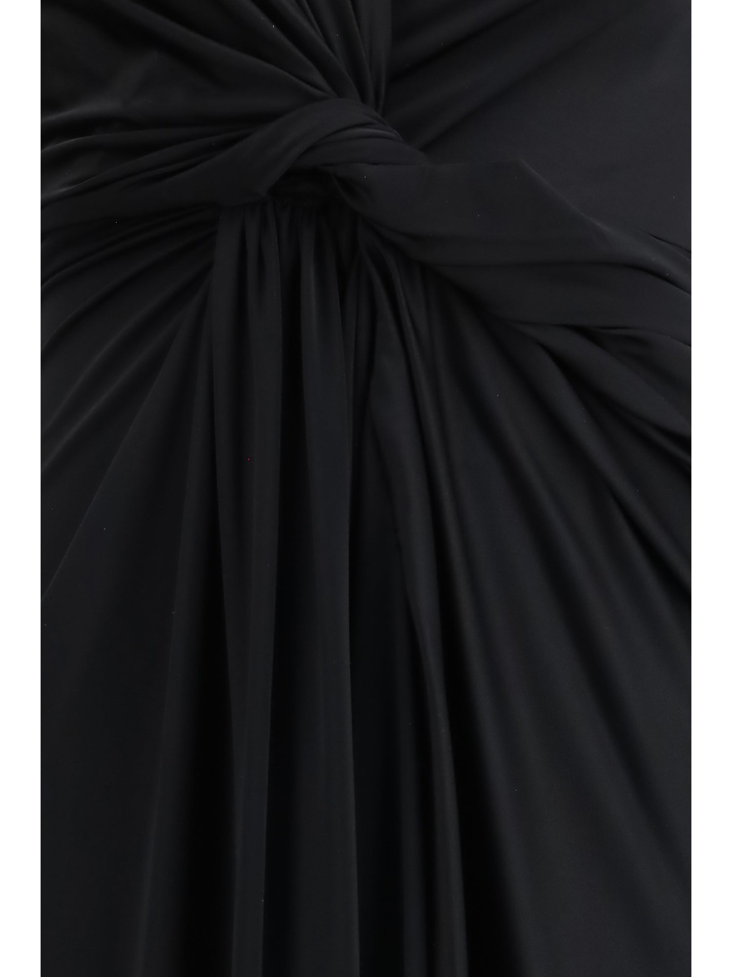 BALENCIAGA 36 draped midi dress