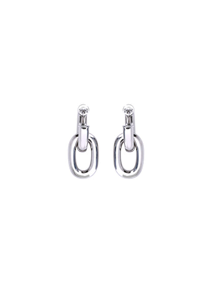 RABANNE OS double xl link earrings