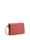small rockstud grained calfskin shoulder bag