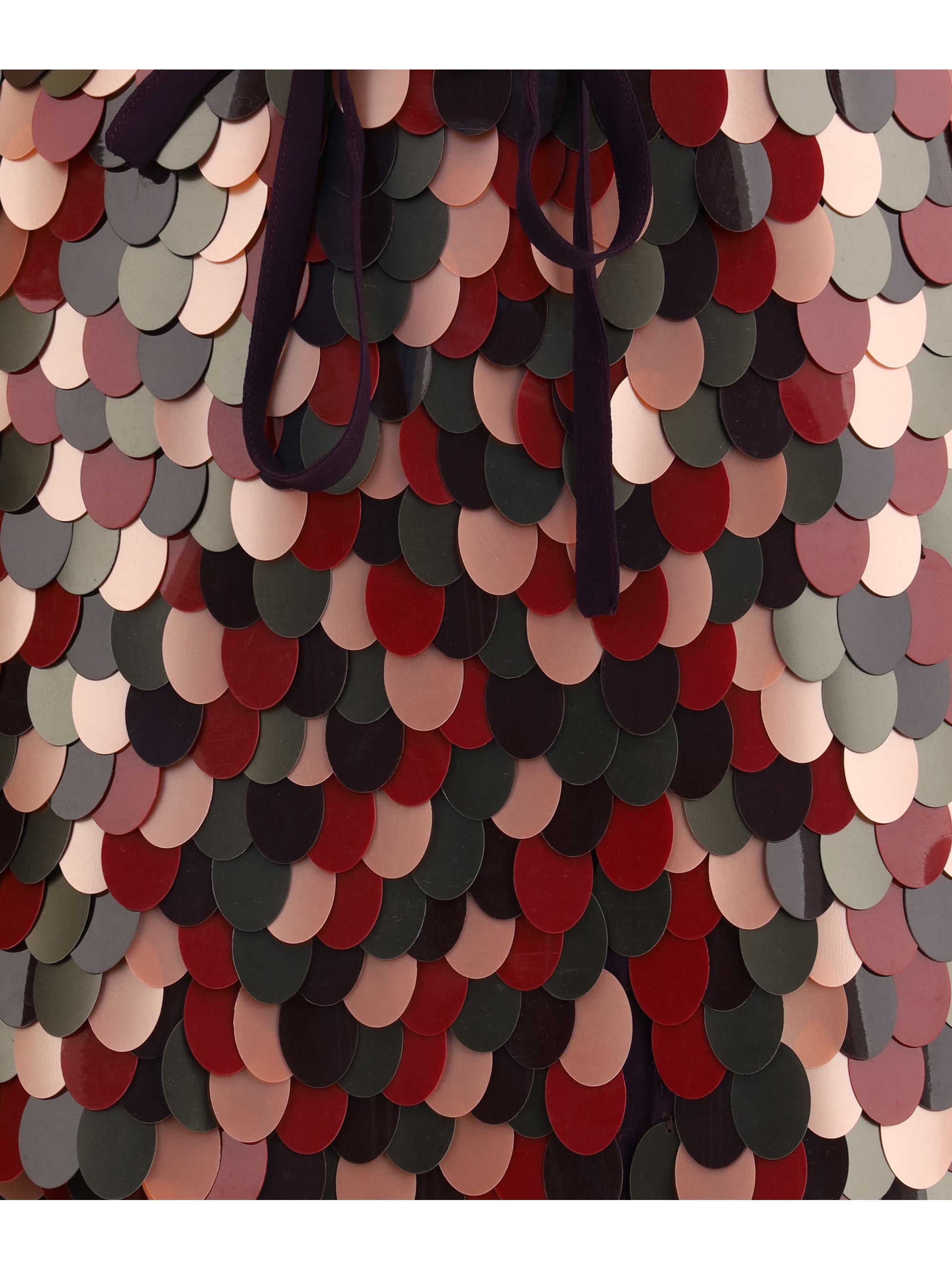 DRIES VAN NOTEN 38 maxi sequined miniskirt