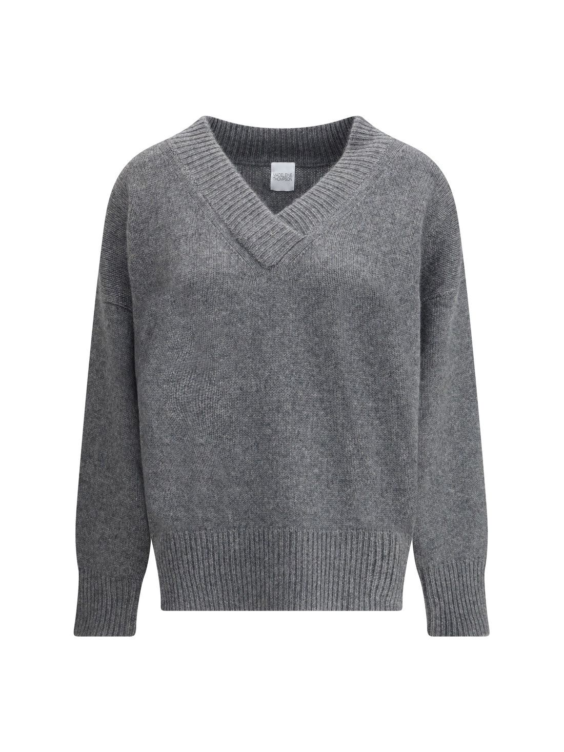 MADELEINE THOMPSON M  v-neck jumper in wool and cashmere