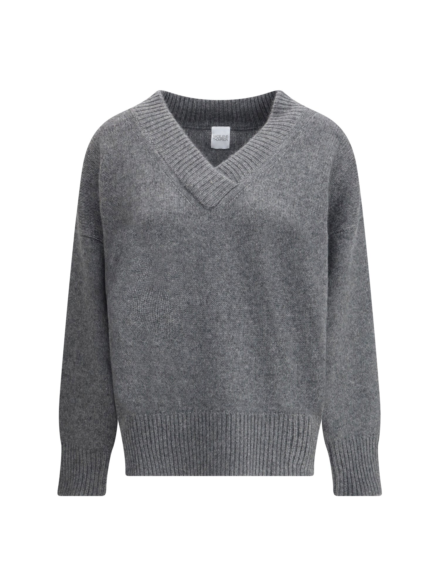MADELEINE THOMPSON M  v-neck jumper in wool and cashmere
