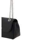 shoulder bag with orb plaque
