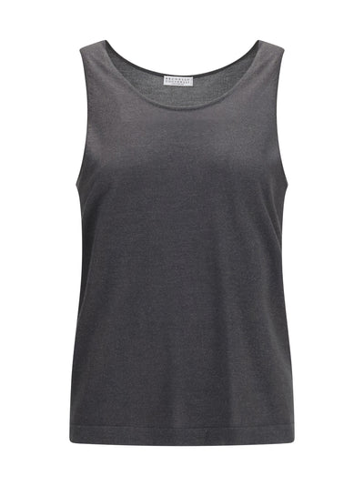 luminous knit tank top