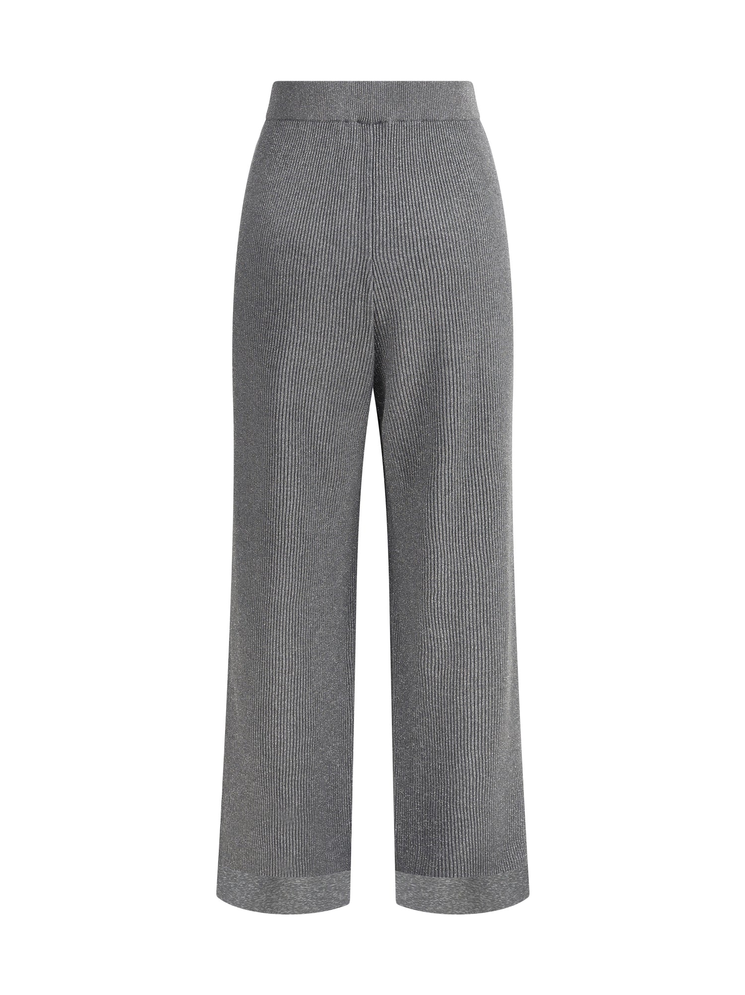BRUNELLO CUCINELLI L ribbed lurex pants 