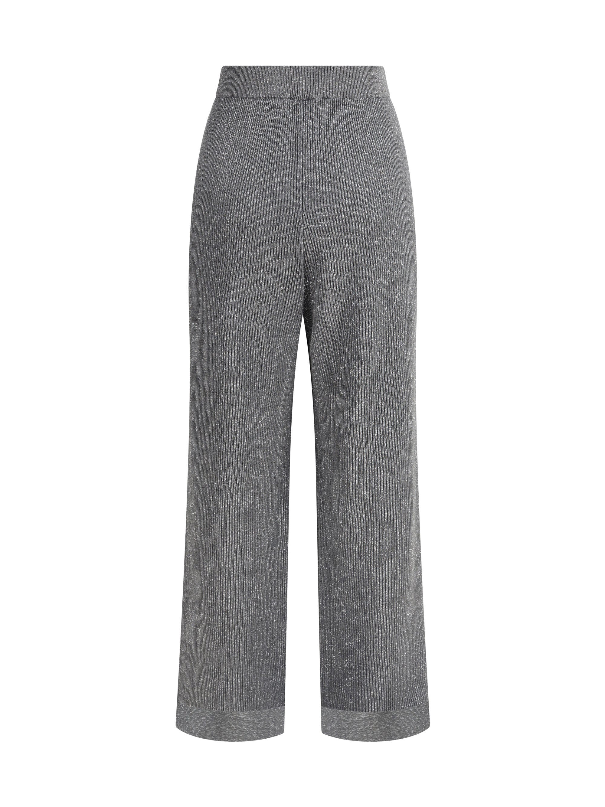 BRUNELLO CUCINELLI L ribbed lurex pants 