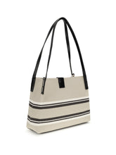 BALMAIN OS canvas shoulder bag