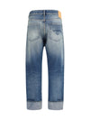 straight-leg jeans