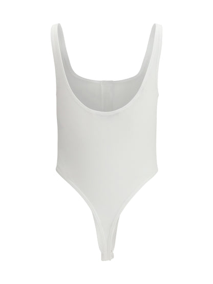 VERSACE 3 ribbed cotton bodysuit 