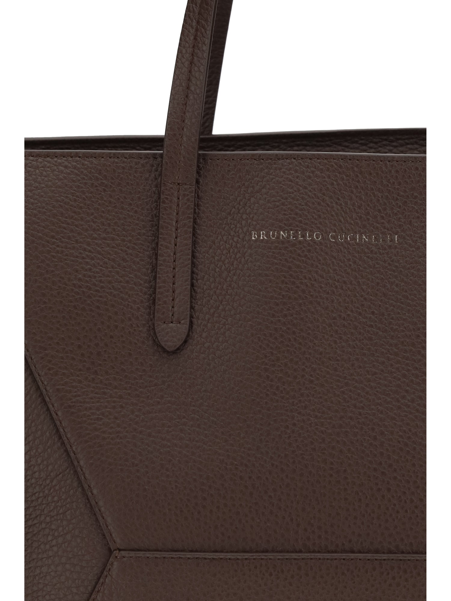 BRUNELLO CUCINELLI OS leather tote bag