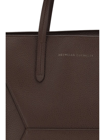 BRUNELLO CUCINELLI OS leather tote bag
