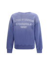 washed logo sweatshirt