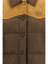 logo hooded puffer jacket