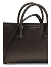 small antigona catchall glossy grained leather handbag