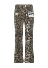GANNI 26 animal print pants 