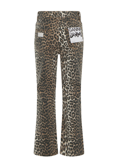 GANNI 26 animal print pants 