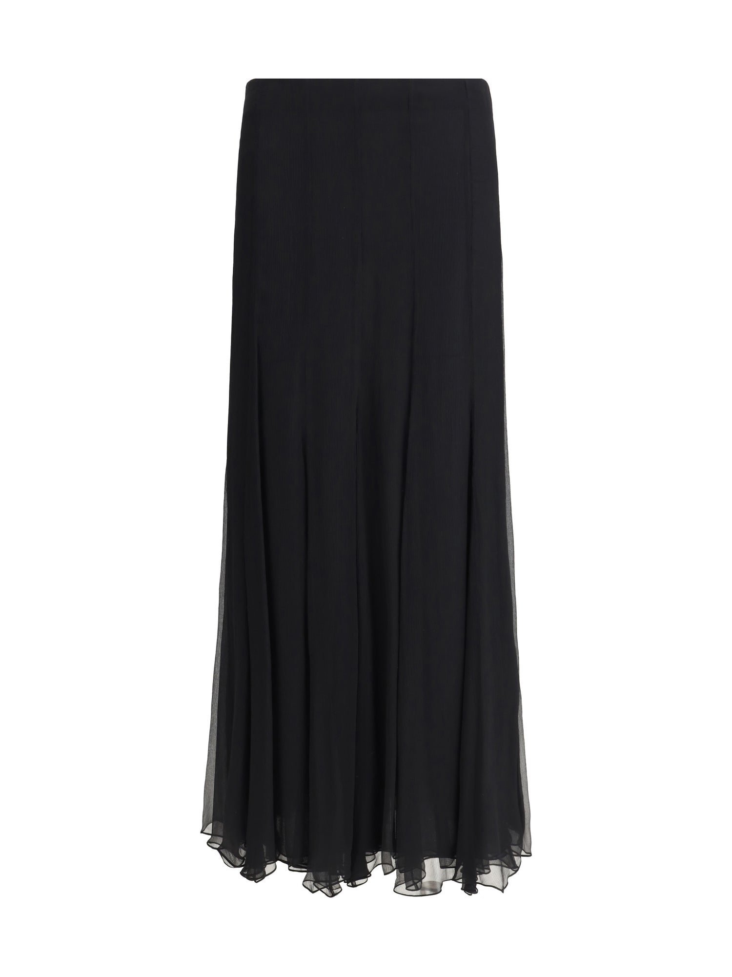 CHLOÉ 36 silk long skirt 