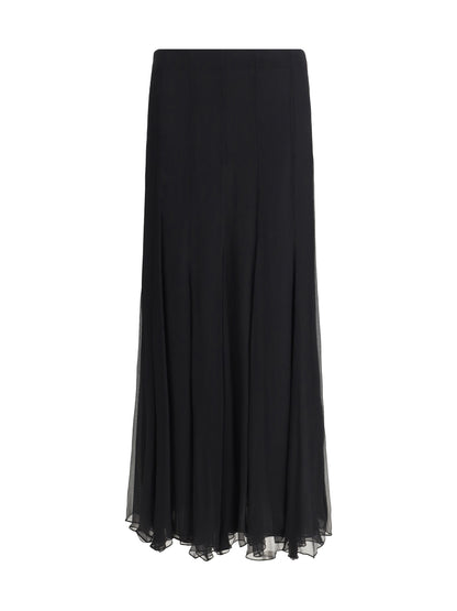 CHLOÉ 36 silk long skirt 