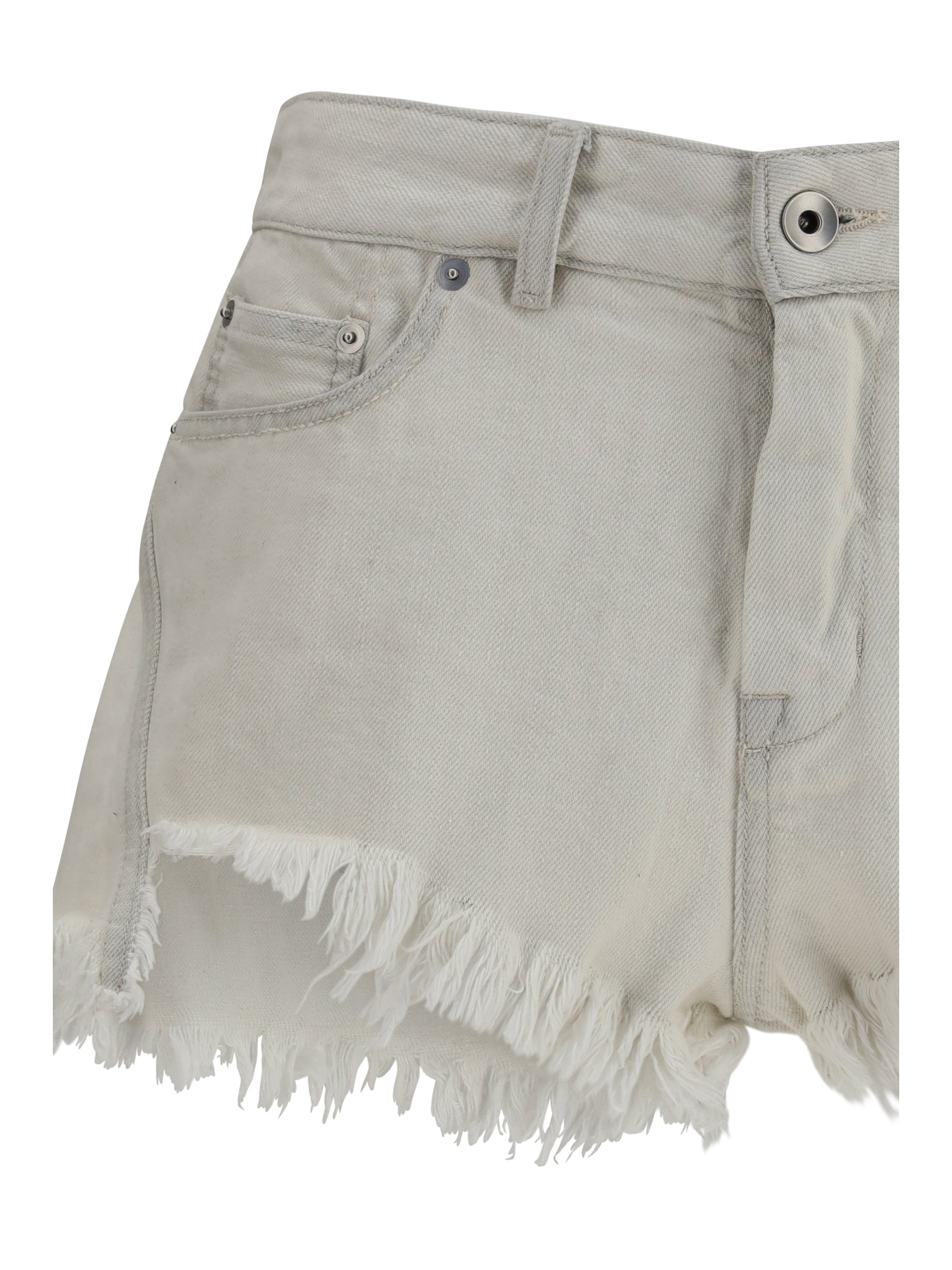 shorts temple bias cutoffs in denim