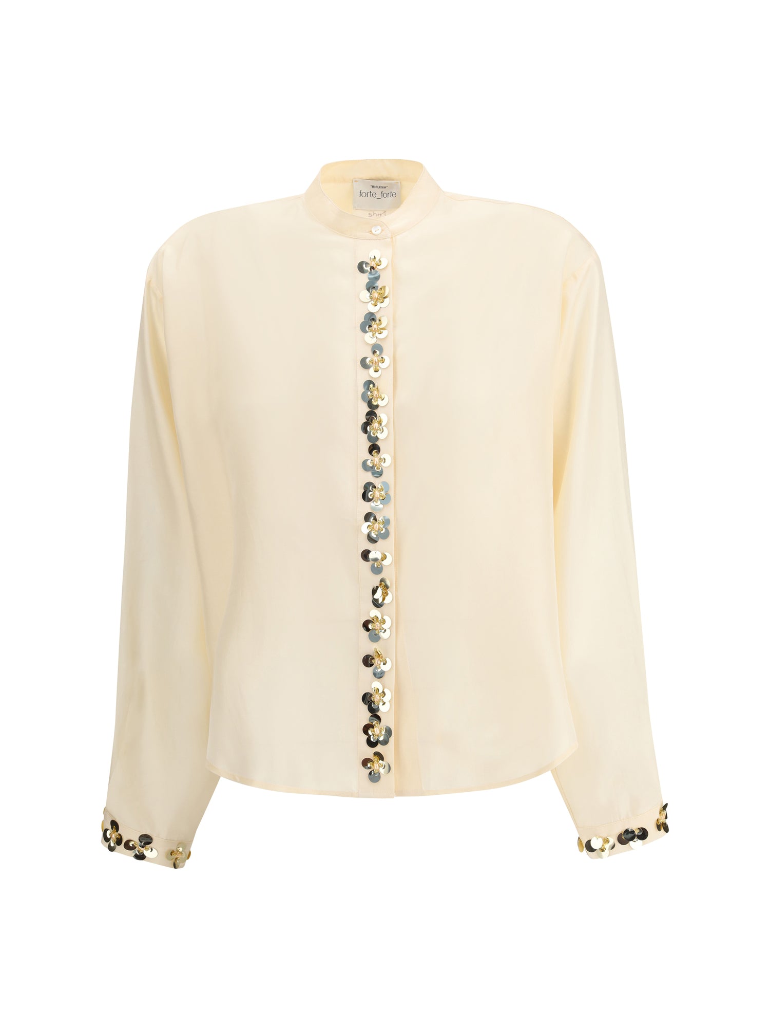 FORTE_FORTE I habotai silk shirt 