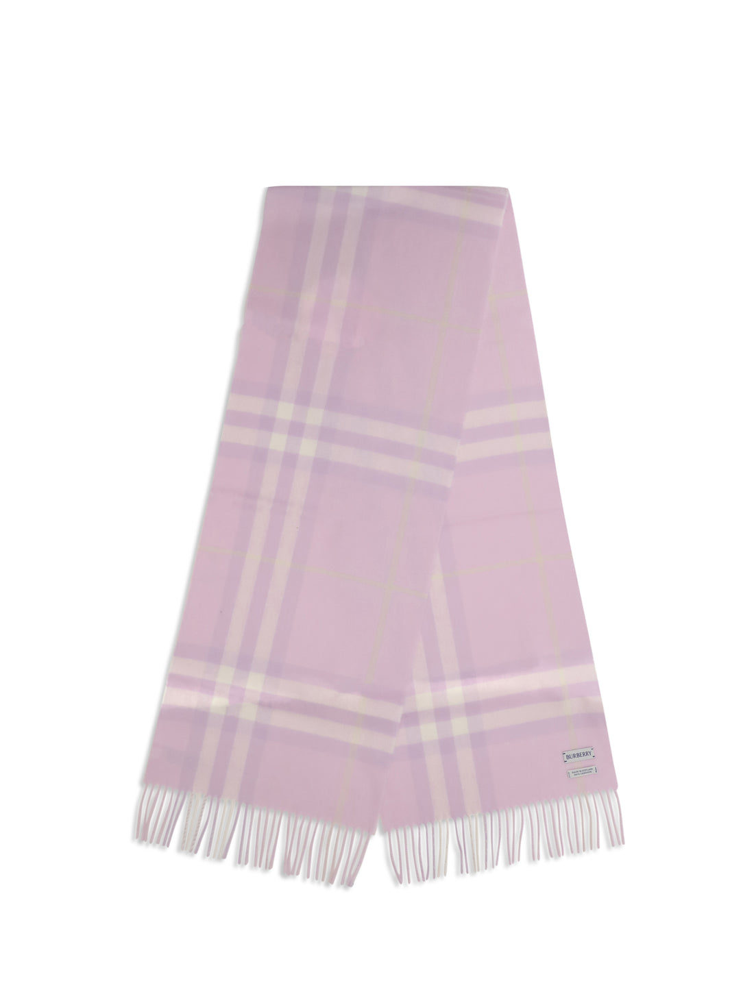 BURBERRY OS embroidered cashmere scarf