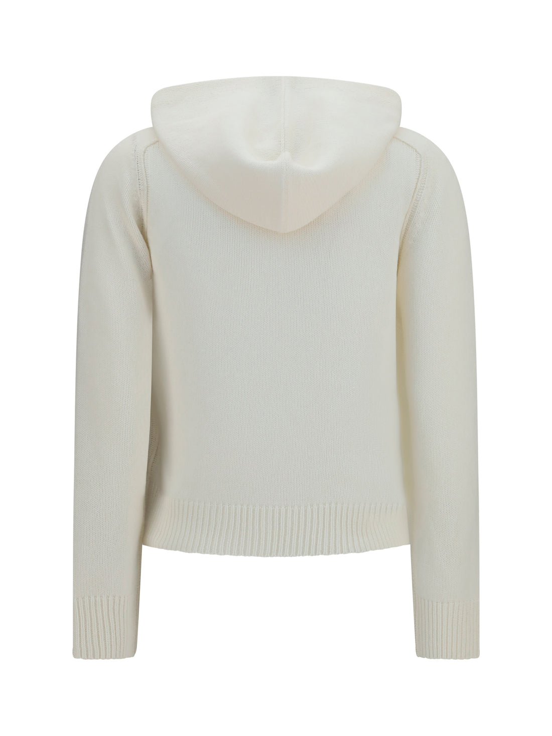 BURBERRY L wool hooded cardigan
