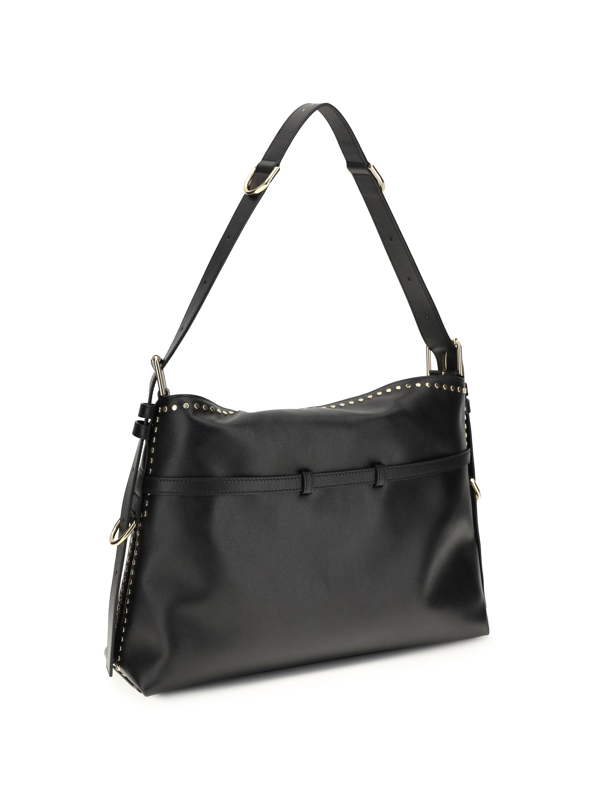GIVENCHY OS large voyou shoulder bag in shiny leather
