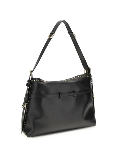 GIVENCHY OS large voyou shoulder bag in shiny leather