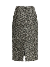 GUCCI 40 midi skirt in laminated bouclé fabric