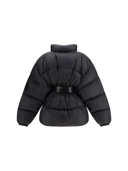 BALENCIAGA M belted hourglass short puffer