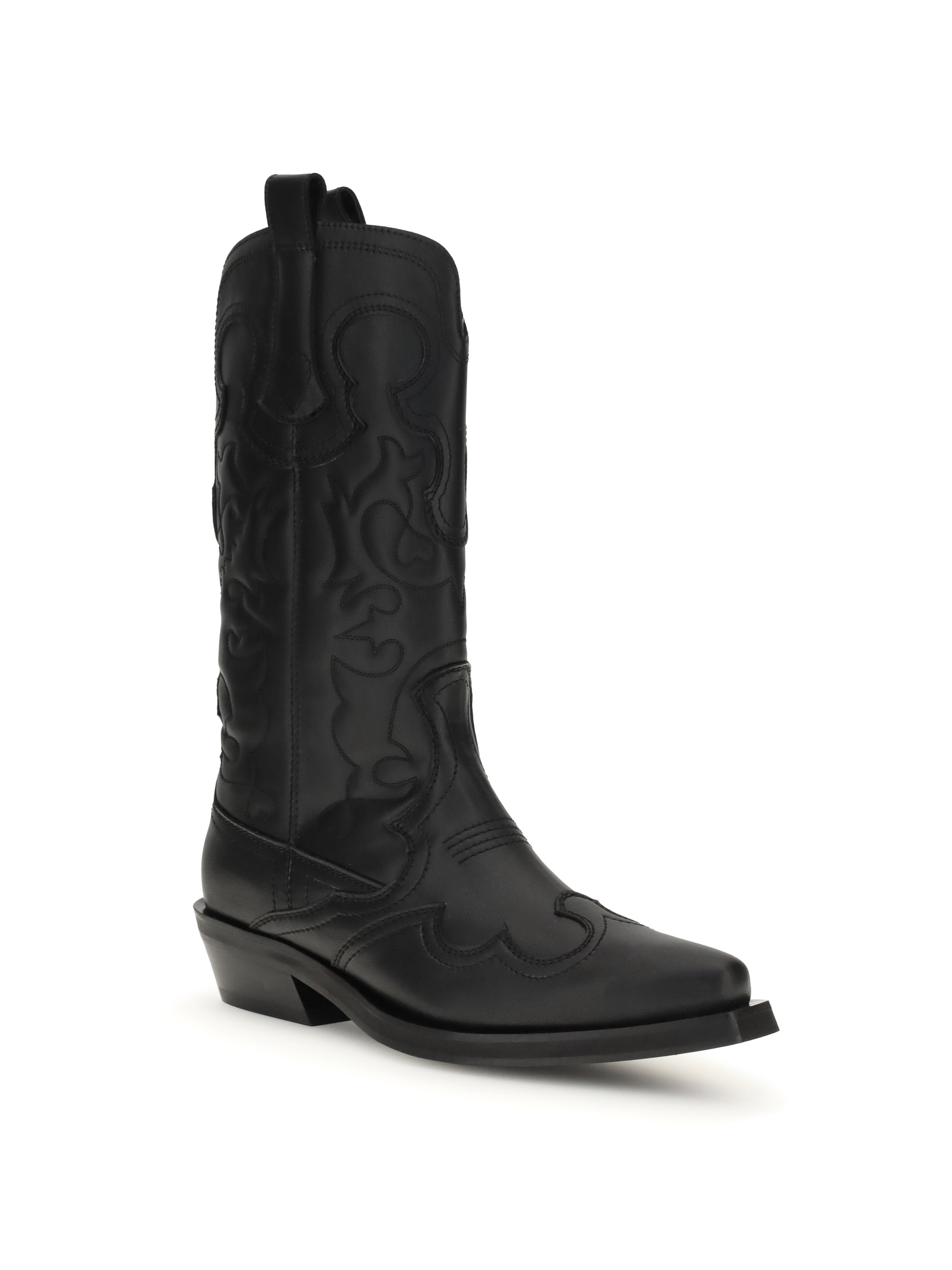 embroidered western boots