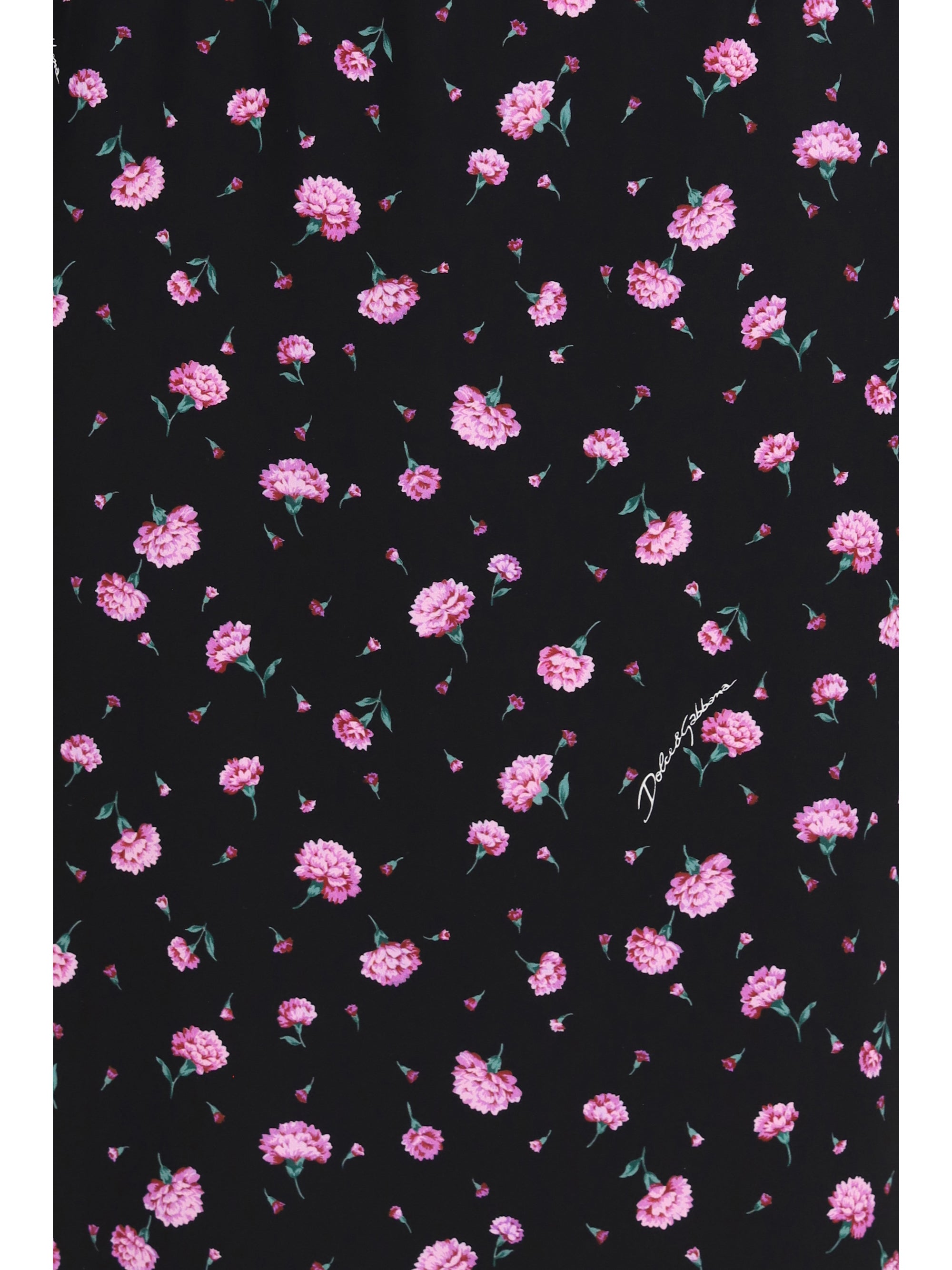 flowers print sheath dress